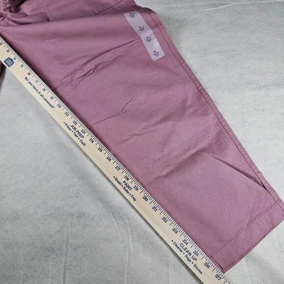 NEW Old Navy Rose Pink Comfort Waistband Ankle Pants Women's – Size Large - Picture 8 of 8